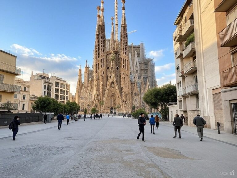 immobilier à Barcelone avec vue sur la Sagrada Familia