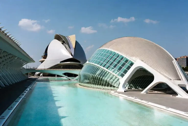 Vue de la Cité des Arts et des Sciences de Valence pour l'annuaire des professionnels francophones.